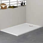 Astini White Rectangular Low Profile Shower Tray 1400x800mm