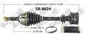SA-8024 CV Axle Shaft - , Front-Left or Right Call Customer Ck Fitment