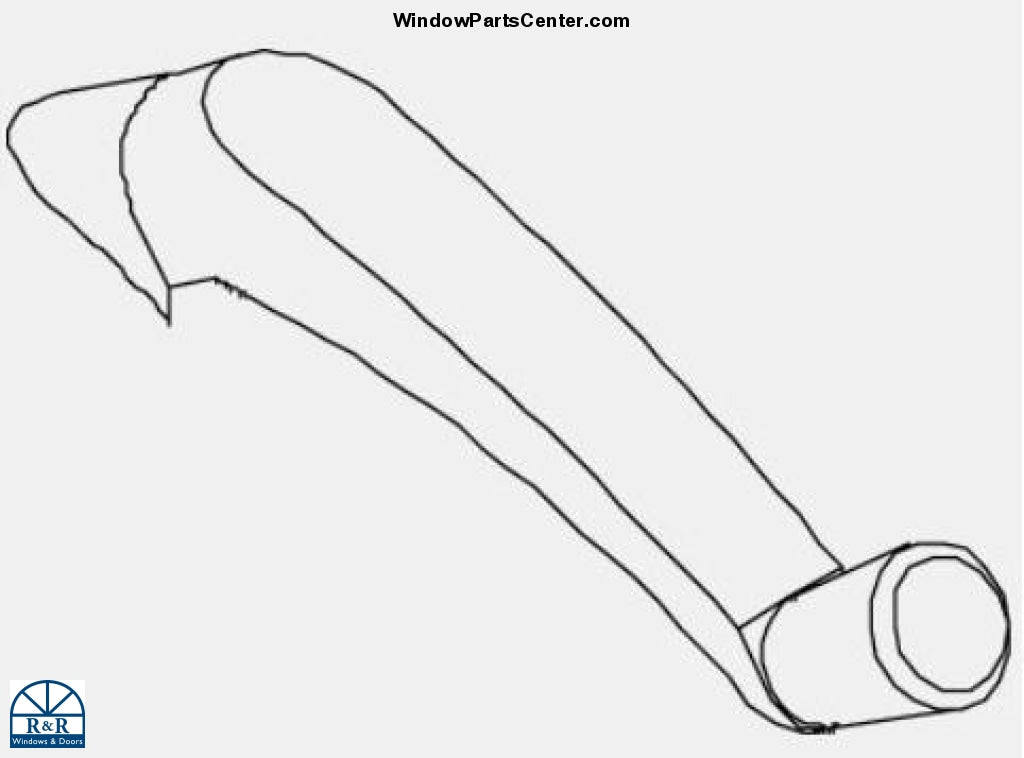 177 Amesbury Truth Contour Non Folding Handle for 11/32 Spline Operators