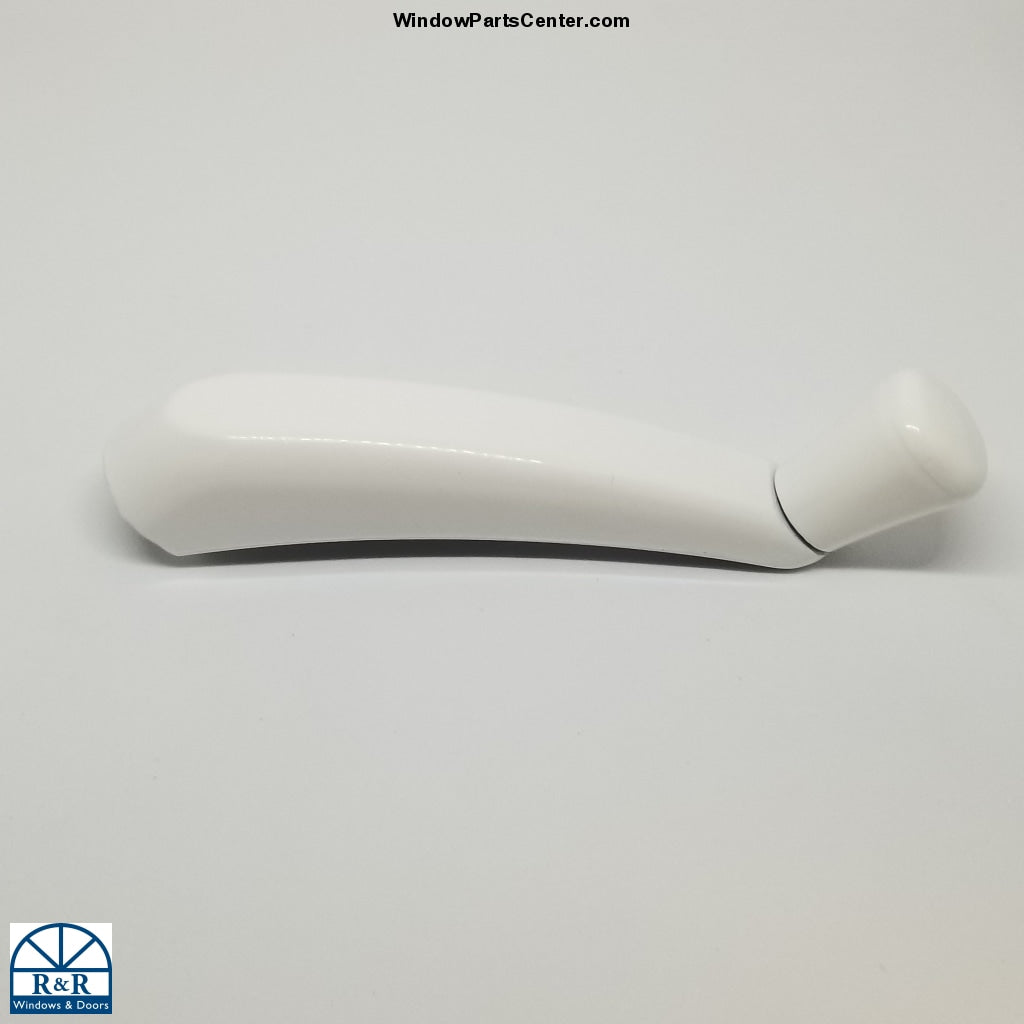 Amsbury Truth Non Folding Casement and awning operator Contour Handle - 11/32" Spline. Color White Known Part Numbers: Truth 45240, 177, 010768, 010769, 090934