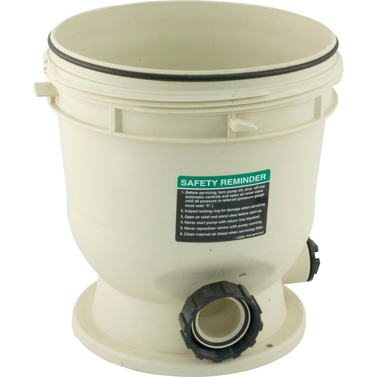 Pentair 178562 Almond Tank Bottom For Clean & Clear/Predator 50/75 sq-ft Filter