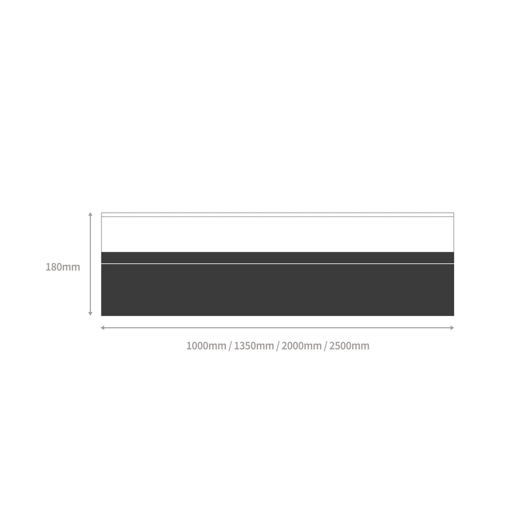 180mm Window Sill (with End Caps)