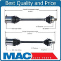 Front Left & Right CV Axle For 03-05 Audi A4 Quattro 1.8 Manual Transmission
