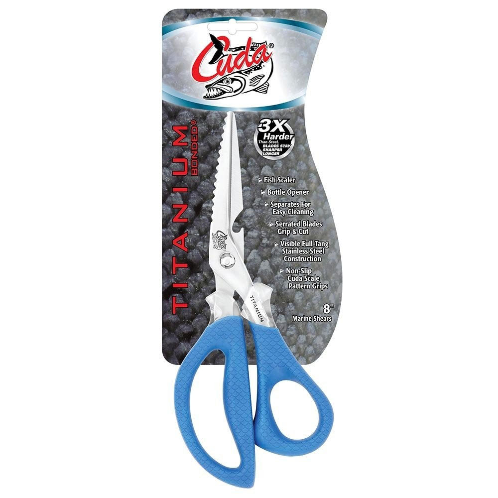 Cuda 8" Titanium Detachable Marine Shears