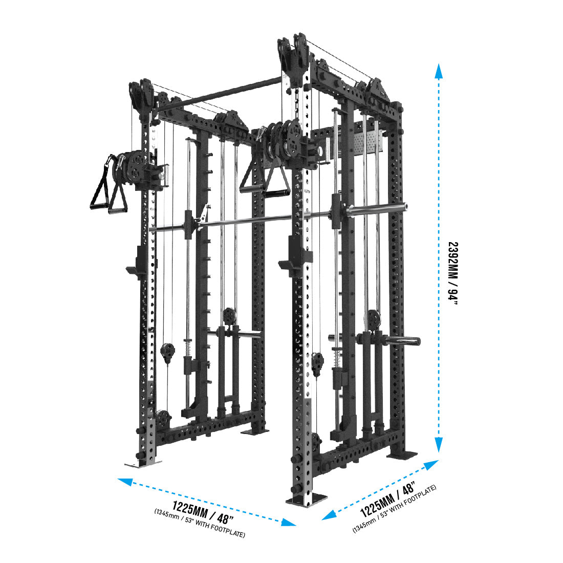RX3 3000 Plate Loaded Smith Machine Rack