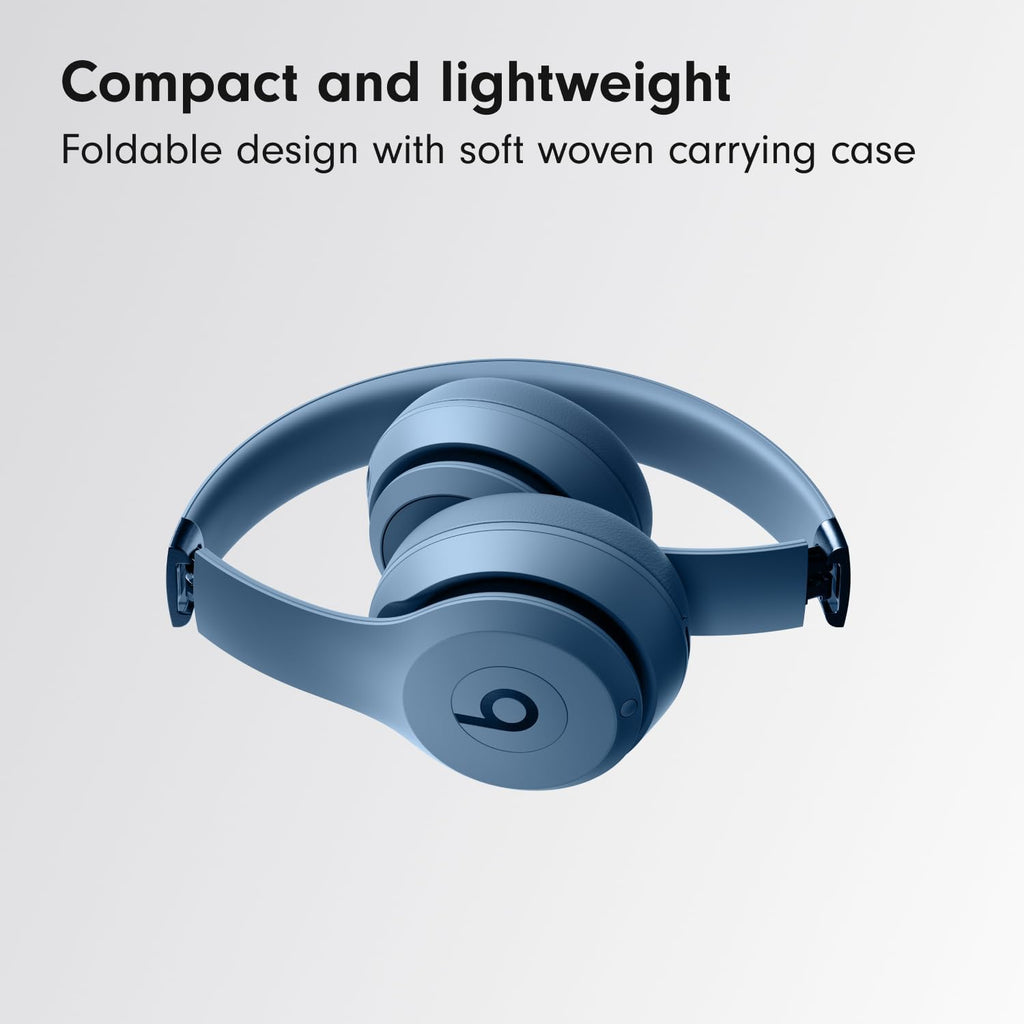Beats Solo 4 Wireless Bluetooth On-Ear Headphones with Mic - Slate Blue