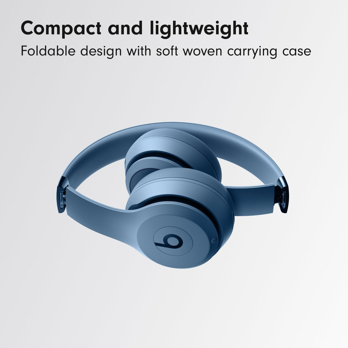 Beats Solo 4 Wireless Bluetooth On-Ear Headphones with Mic - Slate Blue