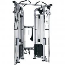 Life Fitness CMDAP machine front view with dual pulleys