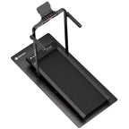 DeerRun A6 Plus Quiet 2-in-1 Foldable Treadmill for Home Walk, Run & Save Space -With 5% Incline, Handlebar & Full Display Screen