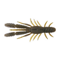 BottomUp Bulls Hog Baby soft plastic fishing lure shaped like a crawfish with segmented body and multiple legs, designed for freshwater fishing tackle.
