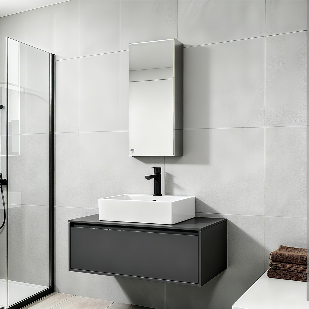 Revo  Non Illuminated Mirror Cabinet