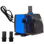 Pond Pump 800 GPH Adjustable Submersible Fountain Pond Aquarium Water Pump 15’ SJTW