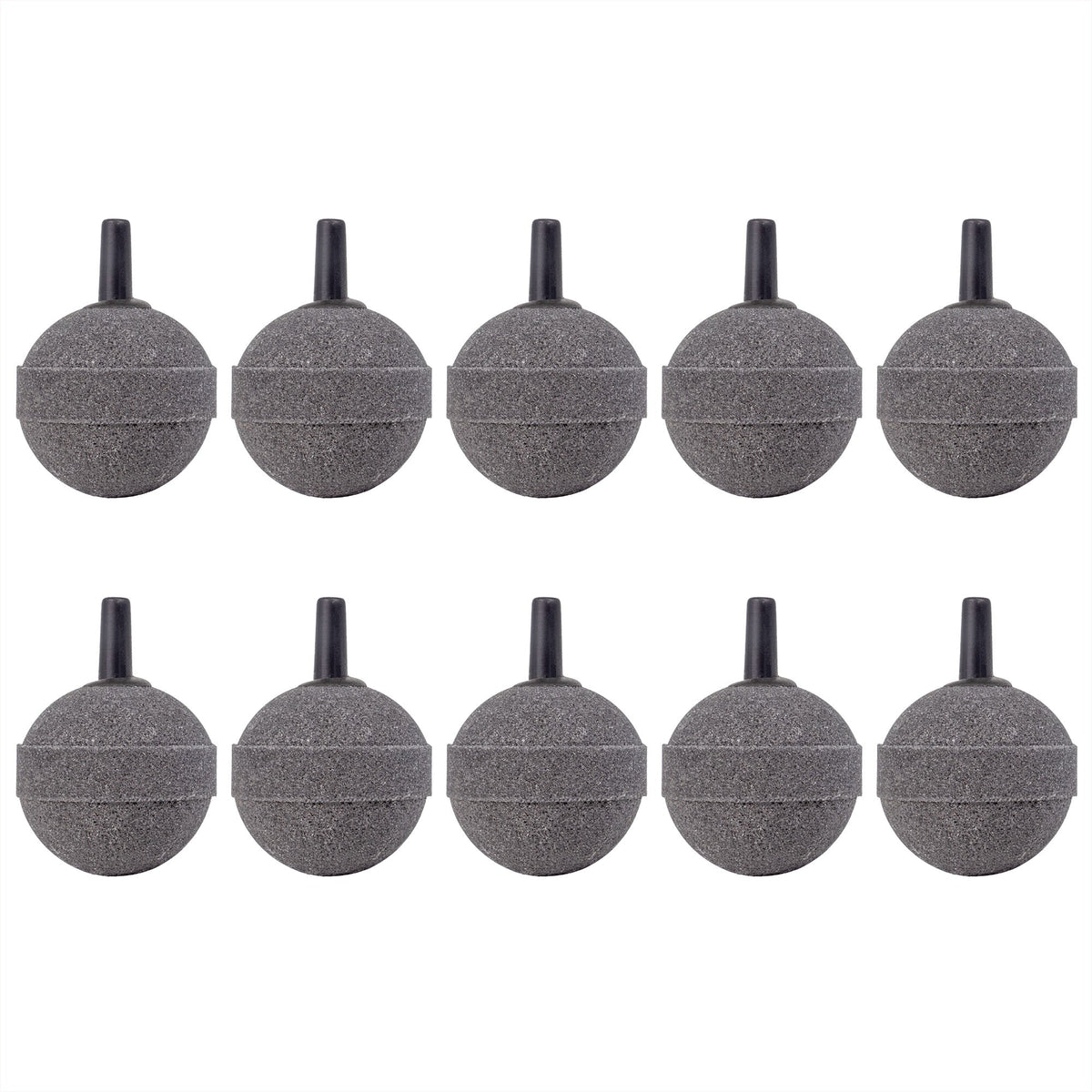 Aquarium Air Stone – 10 Pack Round Air Stone Ball Diffusers for Fish Tank Air Pumps