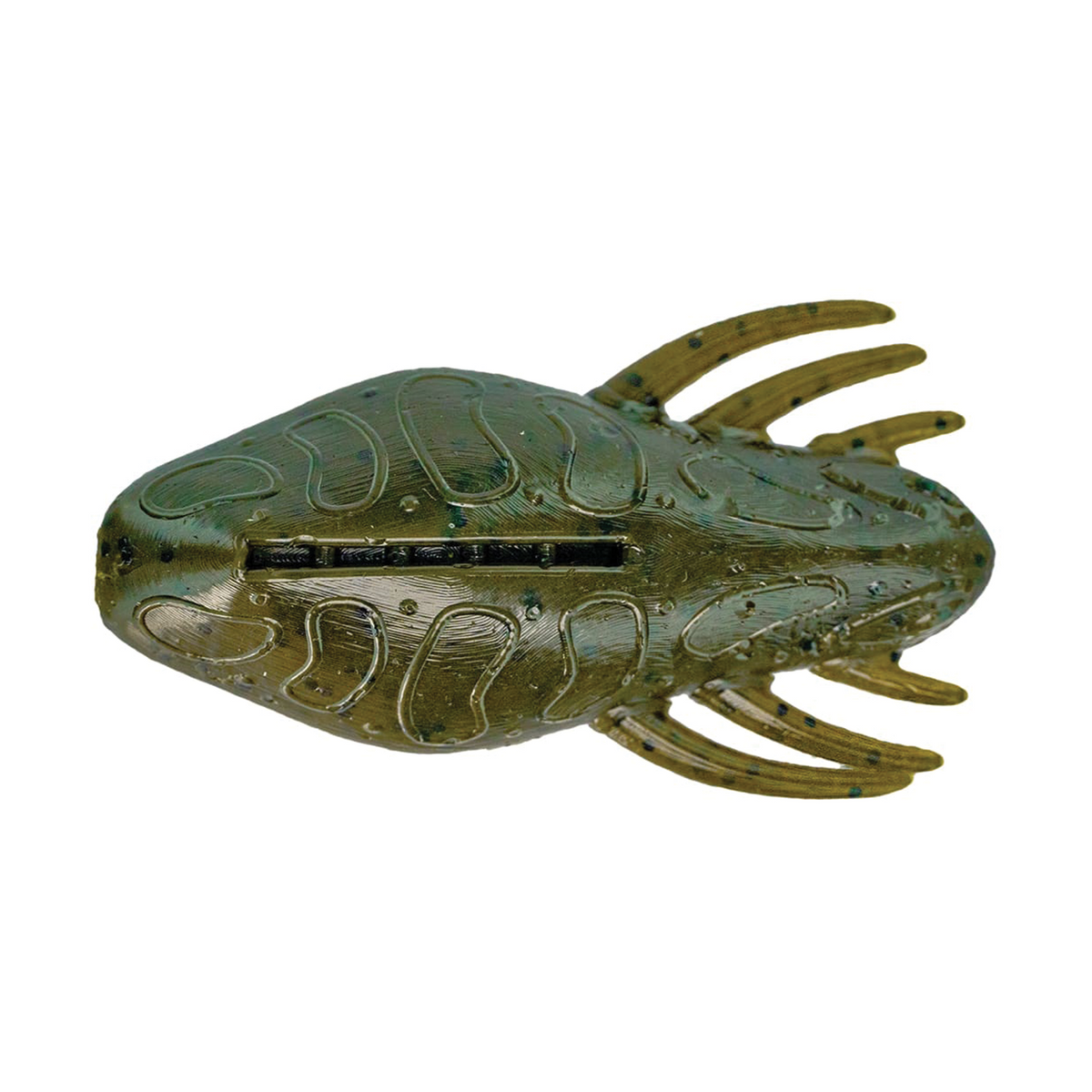 Big Bite Best Skipper Ever fishing lure resembling a soft-bodied insect with segmented legs, designed for musky fishing and effective in freshwater tackle.