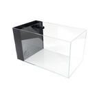 3.8 Gallon CRYSTAL 45 Degree Low Iron Ultra Clear Aquarium with Built in Side Filter-Lifegard Aquatics