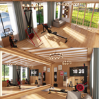 Harison Cardio Package - Spin Bike, Air Rowing Machine & Ski Training Machine