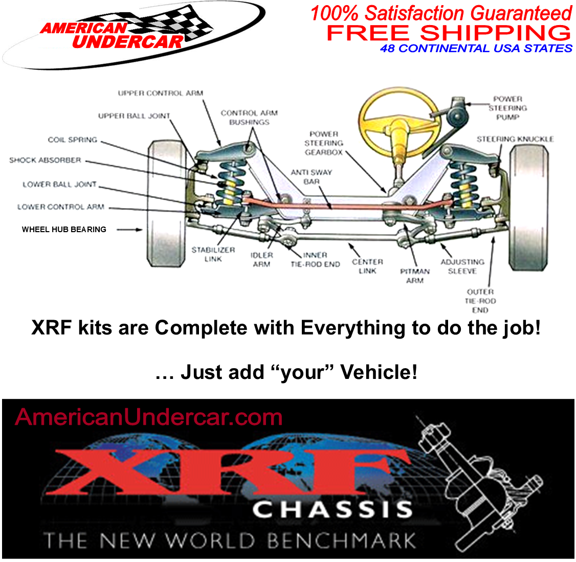 XRF Ball Joint Suspension Kit | 2004-2012 Chevrolet GMC 4x4