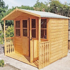 Houghton Shiplap 7ft x 7ft Summerhouse w/ Veranda