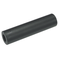 Body-Solid black Olympic sleeve adaptor angled view
