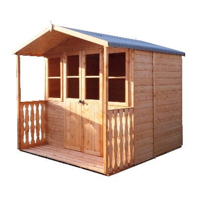 Houghton Shiplap 7ft x 7ft Summerhouse w/ Veranda