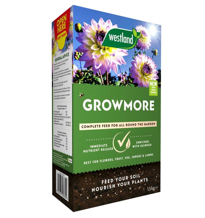 Westland Growmore Garden Fertiliser 4kg Multi-Purpose Plant Food & Soil Nutrient