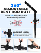 Bluewing 360 Adjustable Bent Butt Rod Butt