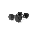 1kg Black Hex Dumbbell Pair