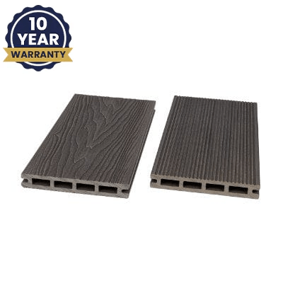 DDecks DuroD3 Composite Reversible Decking Board (Hollow) 145mm x 21mm x 3.6m - All Colours