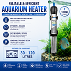 biOrb Aquarium Heater Set 50W/100W with Stand & Thermometer