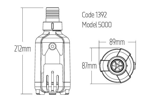 TMC Reef Pump Compact 5000 – Efficient Aquarium DC Pump