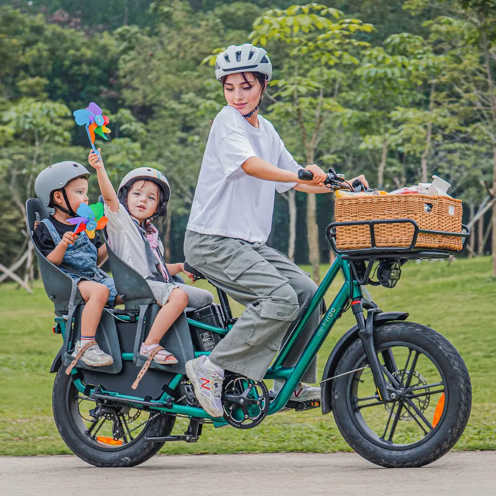 Fiido T2 Electric Cargo Bike: 200 kg Payload, 136.26 km Long Range