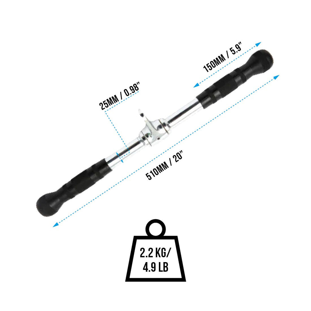 2000 20" Straight Bar Rotating Handle