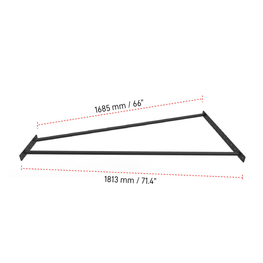 Builder® Angled Double Monkey Bar for 6' Width [piece]