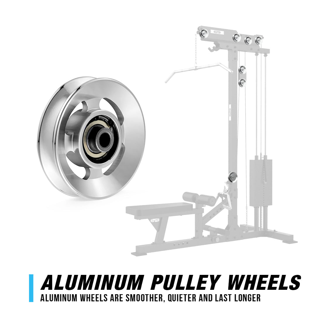 Lat Pulldown Low Row Weight Stack Tower