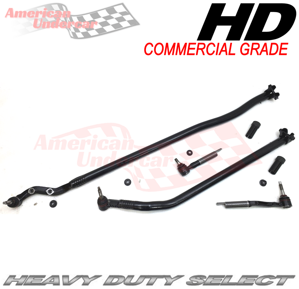 HD Tie Rod Steering Kit 2018-2025 Jeep Wrangler JL, Gladiator JT  4x4 DANA 30 axle