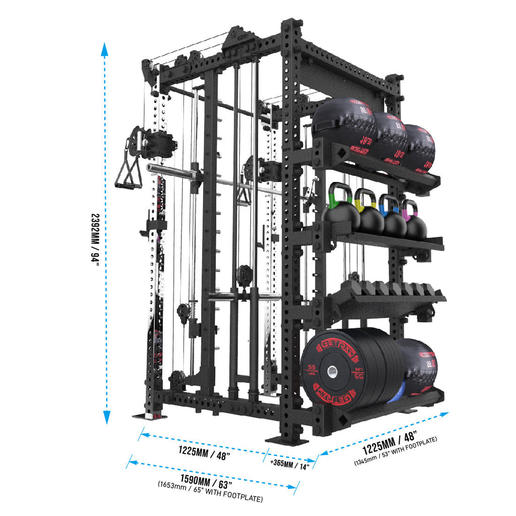 RX3 3000 Plate Loaded Smith Machine Rack
