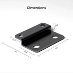 Renogy Mounting Brackets for 12V 200Ah Pro LiFePO4 Batteries (Set of 4)