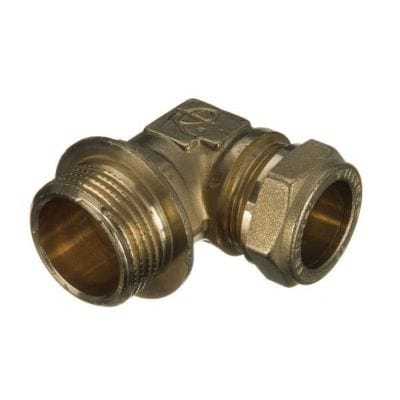 PC13P Primaflow Compression Elbow 15mm x 1/2" Male Parallel (Pack of 10)