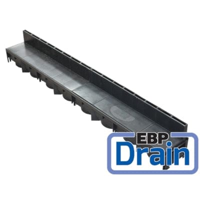 Domestic Drainage Channel w/Pave Slot Polypropylene Grating x 1m