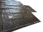 4' DROP X 8' W X 27' L 14 OZ BLACK COLOR
