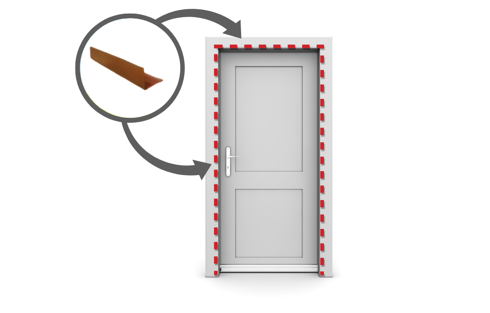 EMV Slim Line Seal | Door Perimeter Seals