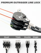 Bluewing Outrigger Line Lock Pro