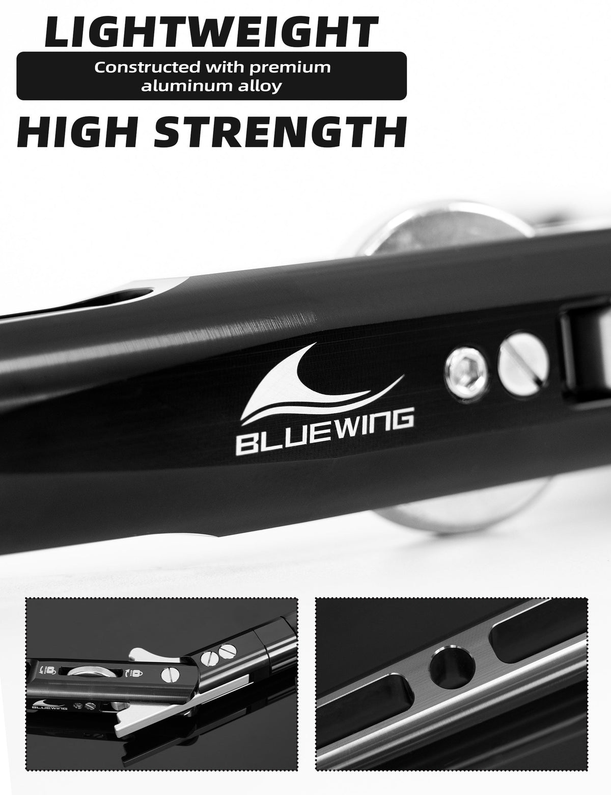Bluewing Adjustable Bent Rod Butt