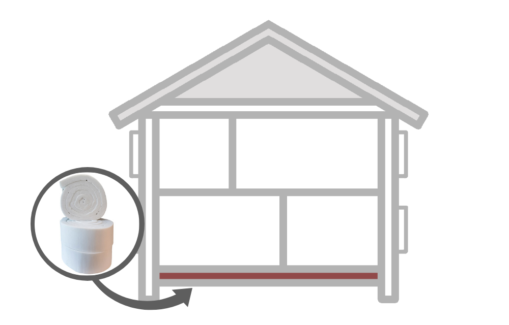Polymax R2.5 | Newcastle | Polyester Underfloor Insulation