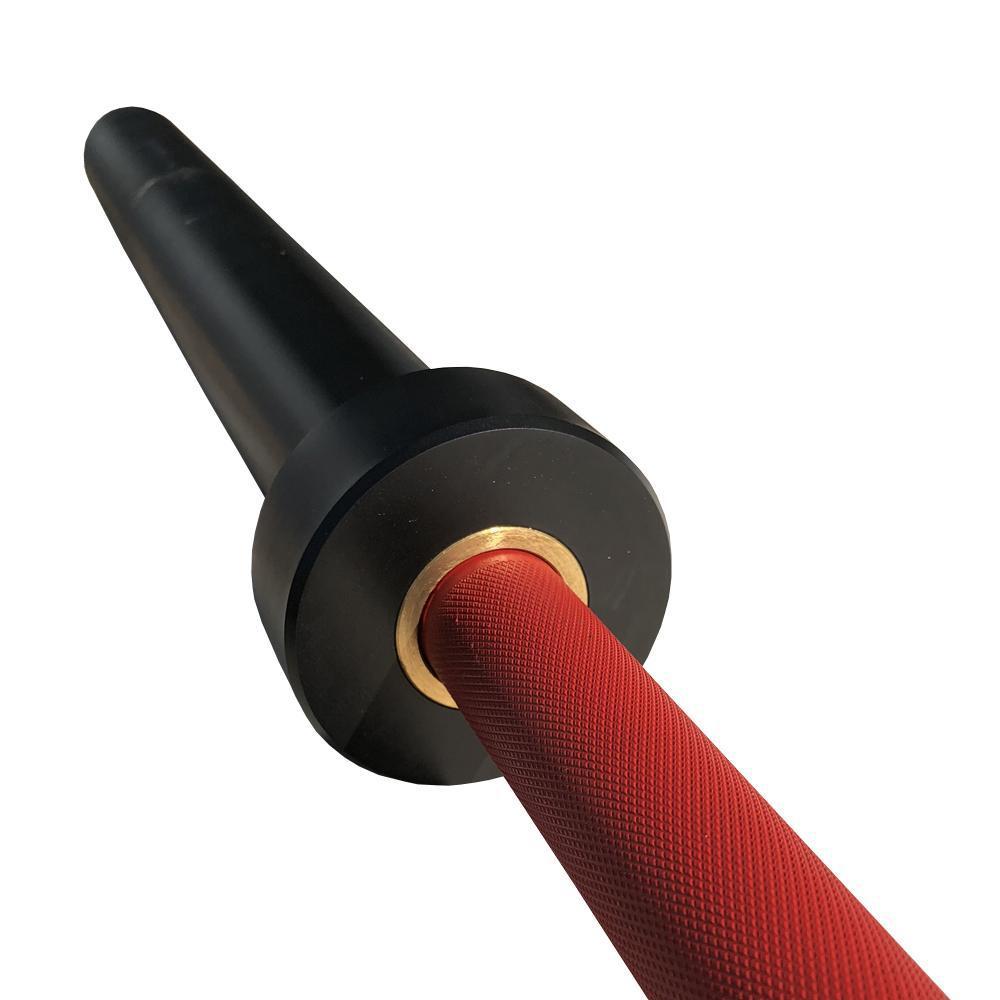 Muscle Motion 20kg Cerakote Red Olympic Barbell (1500LBS RATING)