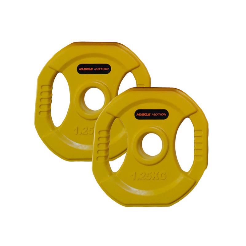 Muscle Motion 20kg Rubber Coloured Adjustable Standard Dumbbell Set