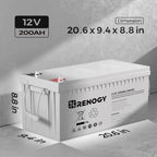 Open Box Deep Cycle AGM Battery 12 Volt 200Ah