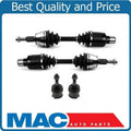 (2)  CV Axle Shaft- + (2) Ball Joints Front Fits for 04-09 Durango