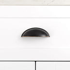 3 Inch Oil Rubbed Bronze Drawer Pulls Cabinet Cup Pull 10 Pack 1886 - color: Oil Rubbed Bronze