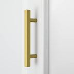 Goldenwarm 10 Pack 3-3/4 Inch Gold Cabinet Handles Brass Kitchen Pulls - color: Gold, size: 3-3/4 Inch Hole Center